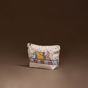 Madhubani Handpainted Utility Pouch 13