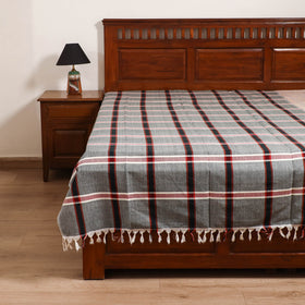 Handloom Cotton Single Bedsheet (90 x 60 in) 250