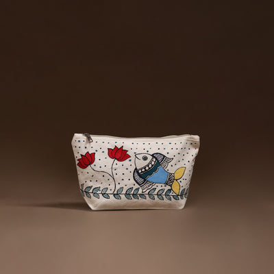 Madhubani Handpainted Utility Pouch 14