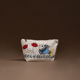 Madhubani Handpainted Utility Pouch 14