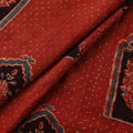 Hakoba Hand Block Ajrakh Print Natural Dyed Cotton Fabric 119