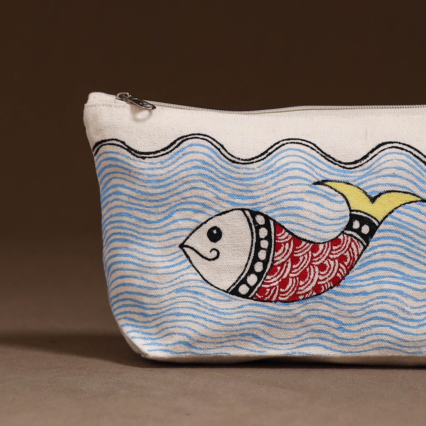 Madhubani Handpainted Utility Pouch 15