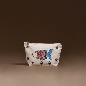 Madhubani Handpainted Utility Pouch 16