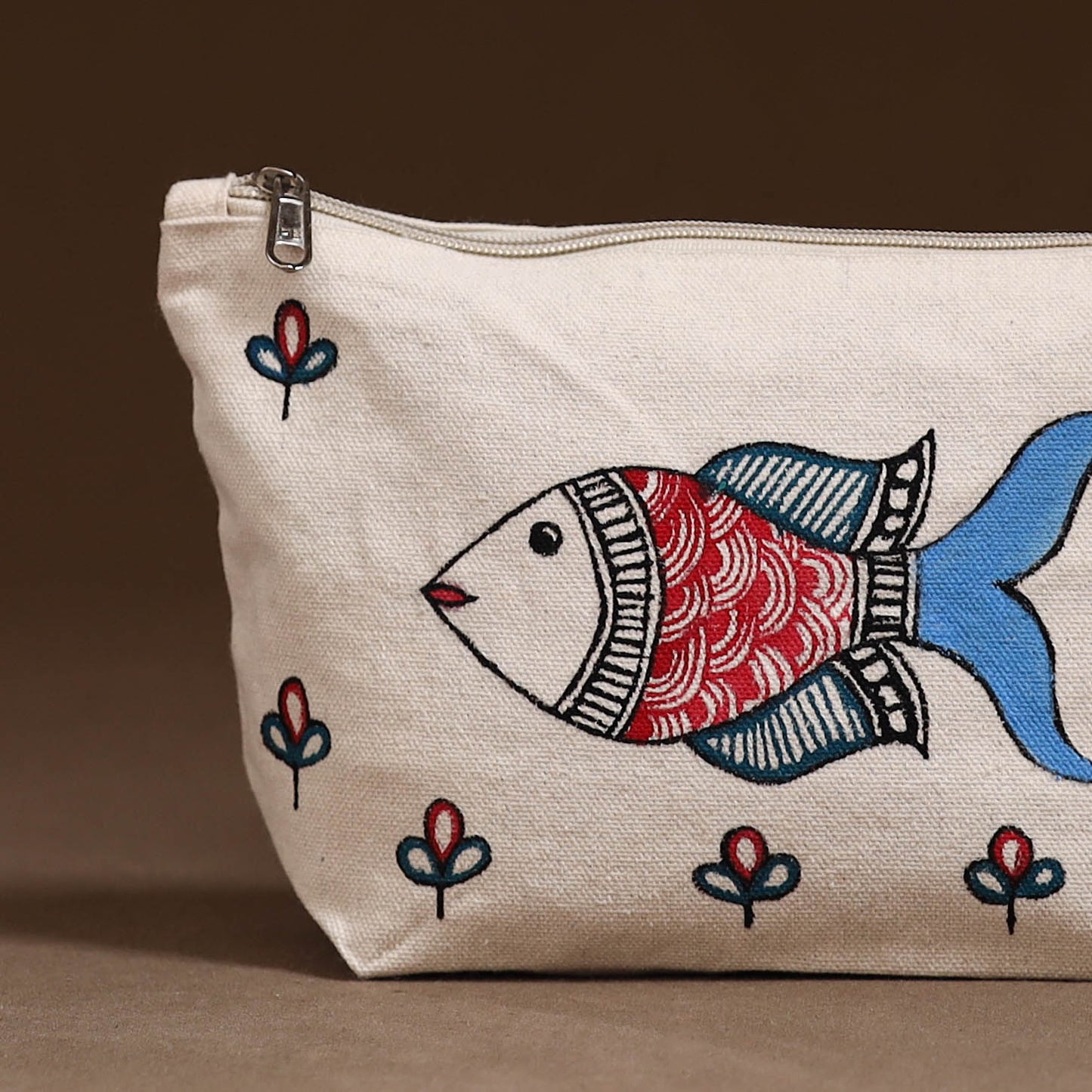 Madhubani Handpainted Utility Pouch 16