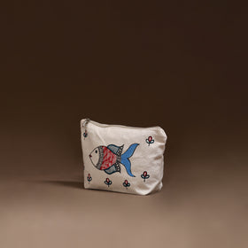 Madhubani Handpainted Utility Pouch 16