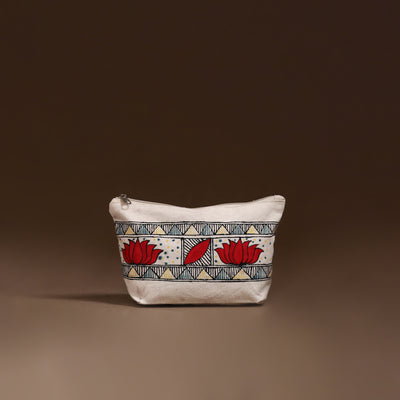 Madhubani Handpainted Utility Pouch 17