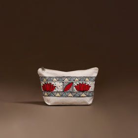 Madhubani Handpainted Utility Pouch 17