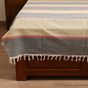 Handloom Cotton Single Bedsheet (90 x 60 in) 253