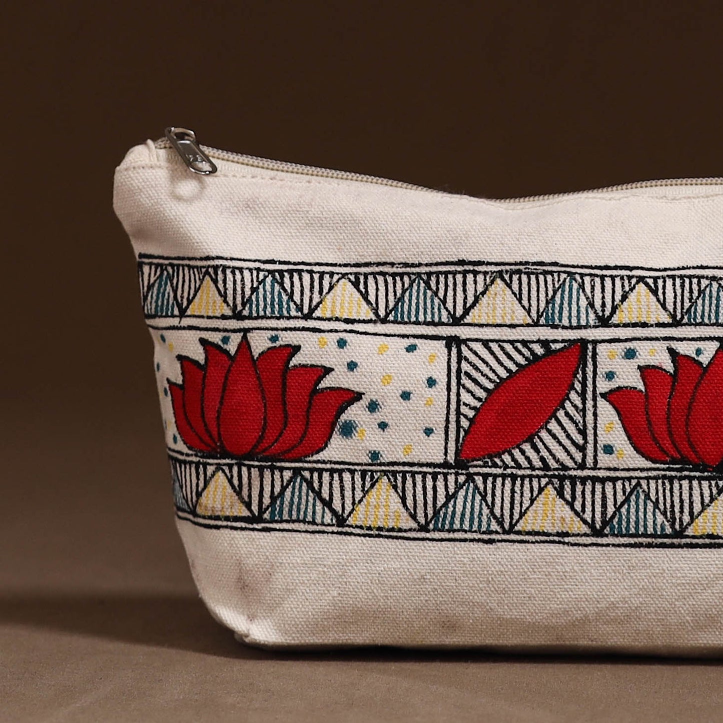 Madhubani Handpainted Utility Pouch 17