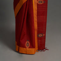 Red - Kanchipuram Cotton Saree with Buta 56