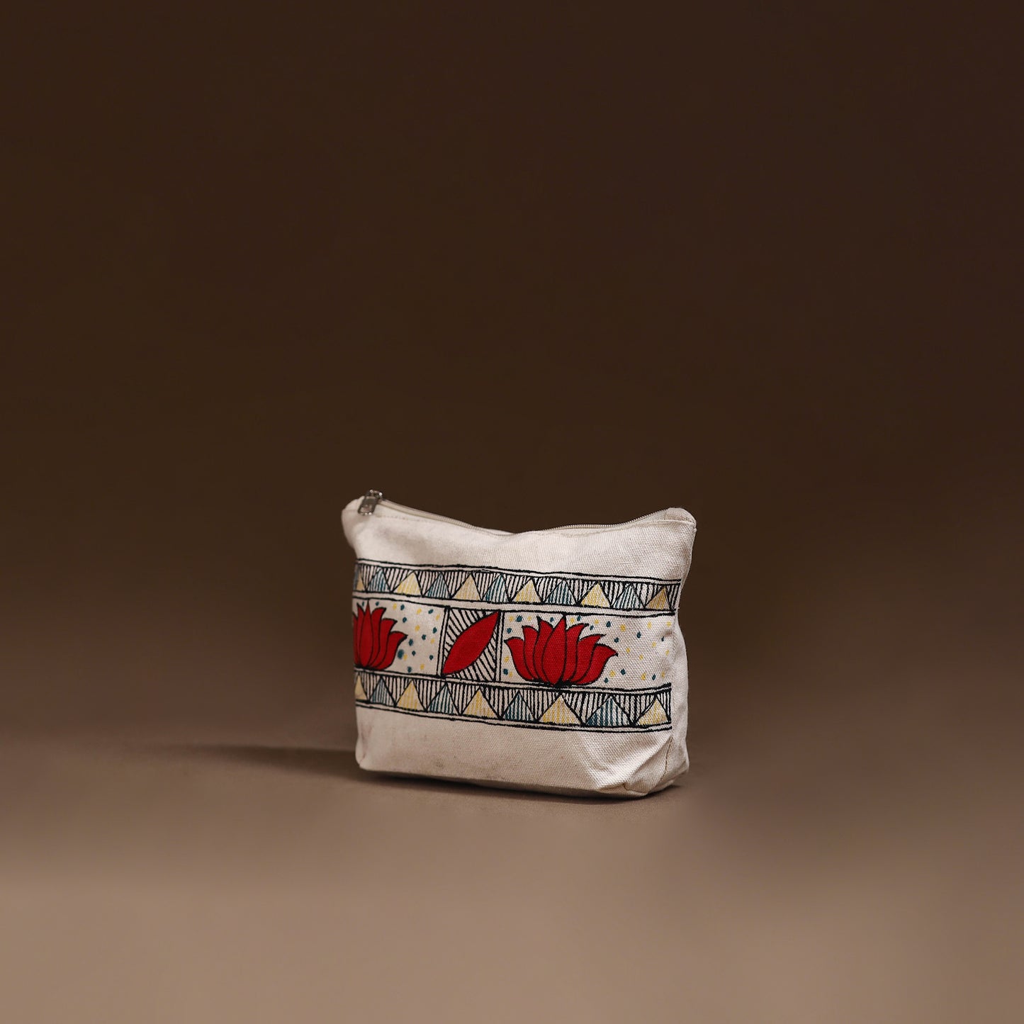 Madhubani Handpainted Utility Pouch 17