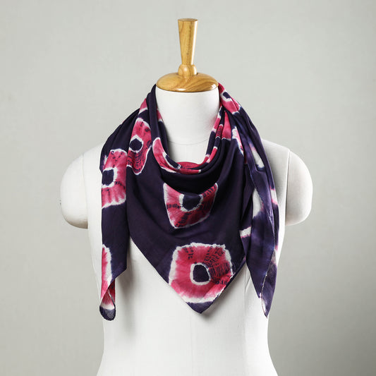 shibori cotton scarf