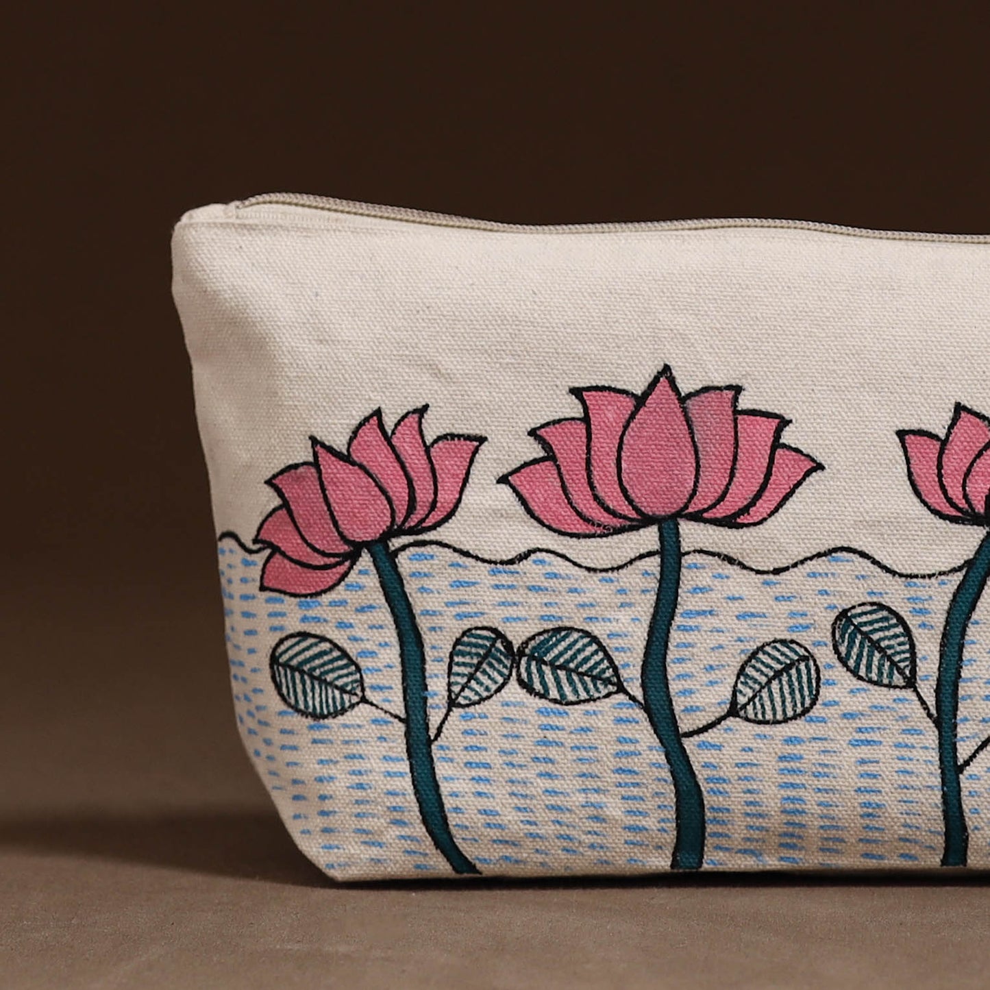Madhubani Handpainted Utility Pouch 18