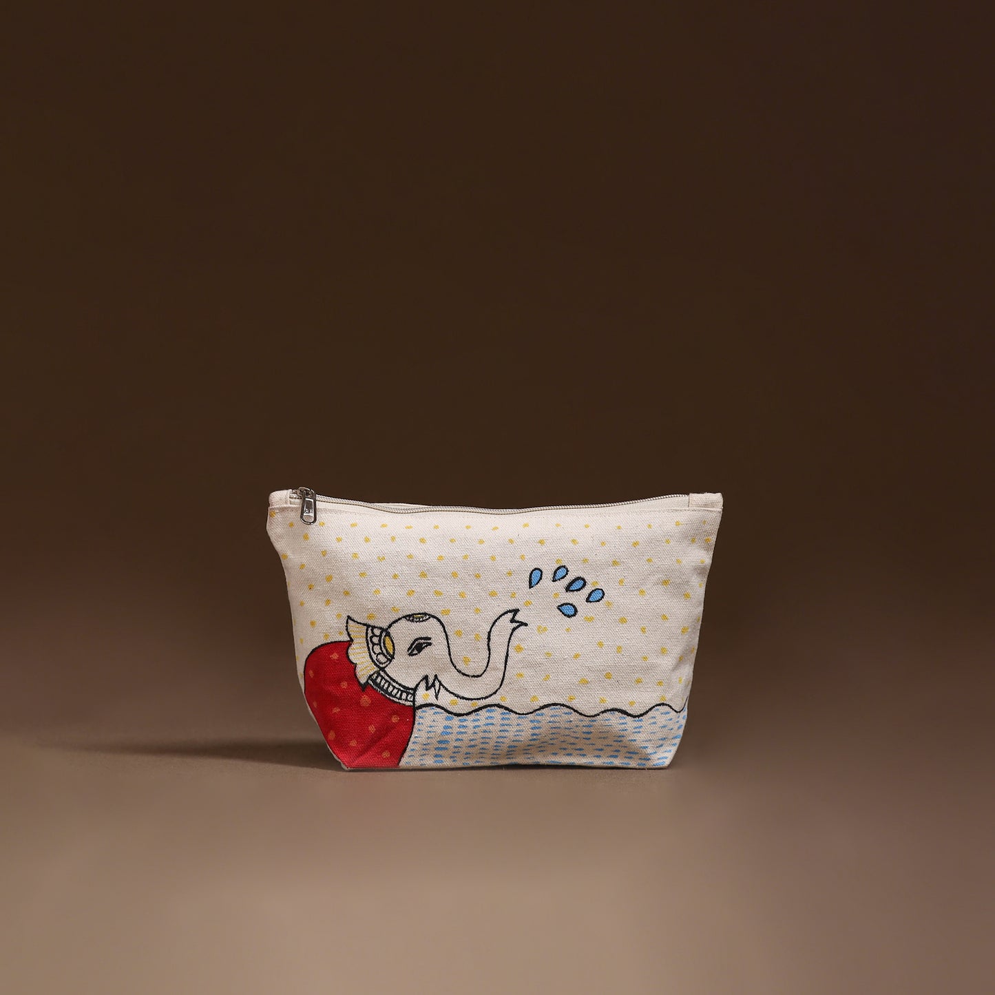 Madhubani Handpainted Utility Pouch 19