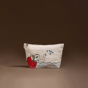 Madhubani Handpainted Utility Pouch 19