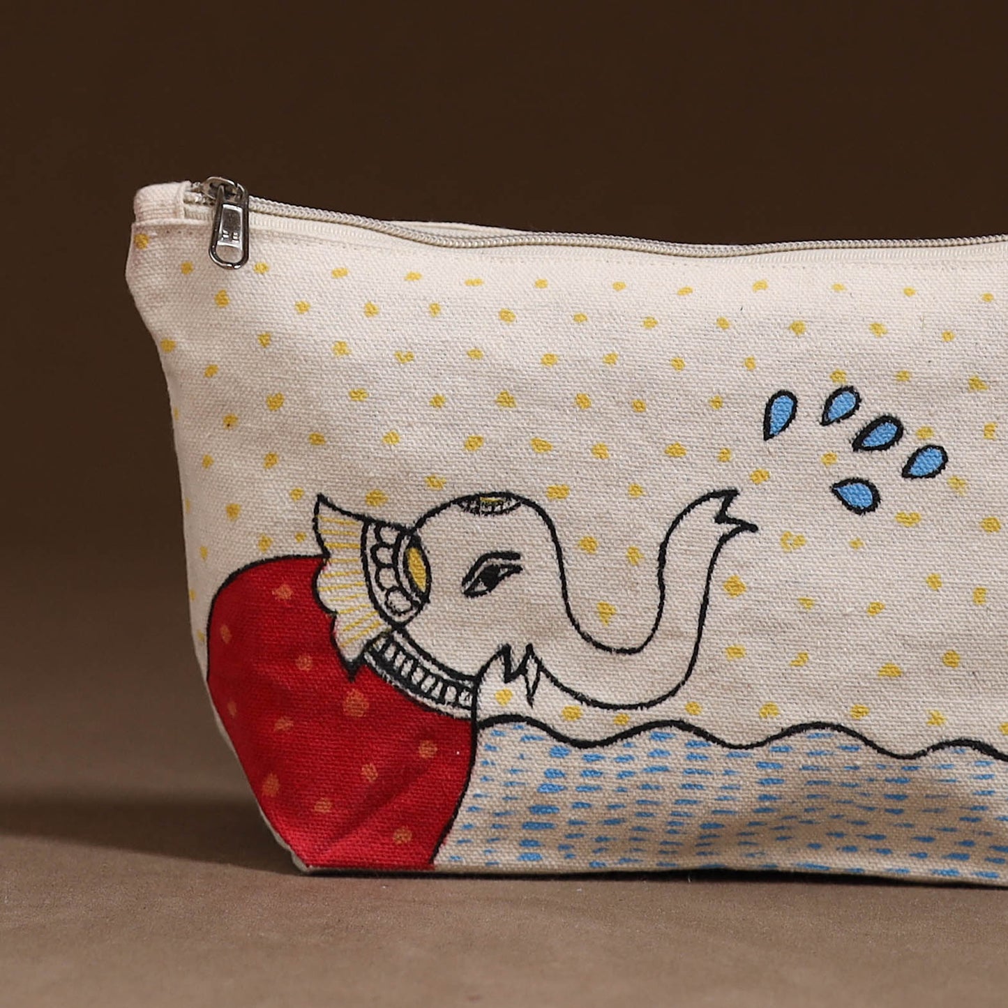 Madhubani Handpainted Utility Pouch 19