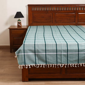 Handloom Cotton Single Bedsheet (90 x 60 in) 255