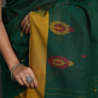 Green - Kanchipuram Cotton Saree with Buta 57