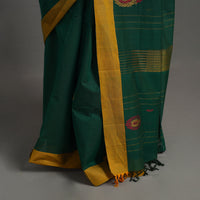 Green - Kanchipuram Cotton Saree with Buta 57