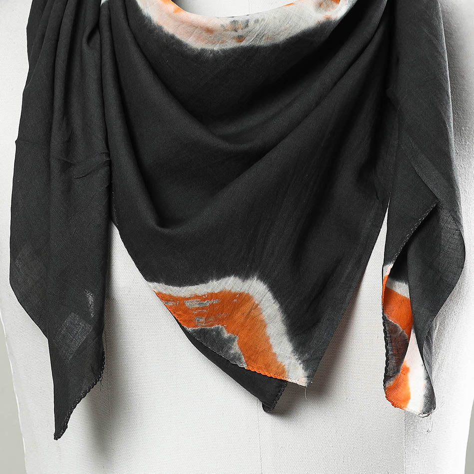 shibori cotton scarf