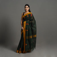 Green - Kanchipuram Cotton Saree with Buta 58