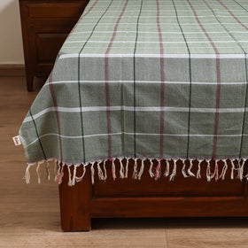 Handloom Cotton Single Bedsheet (90 x 60 in) 256