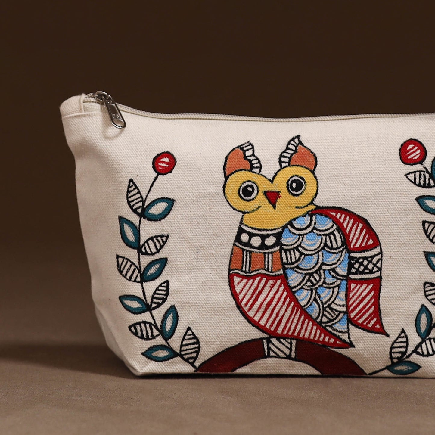 Madhubani Handpainted Utility Pouch 22