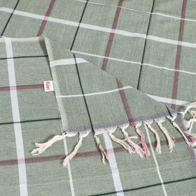 Handloom Cotton Single Bedsheet (90 x 60 in) 256