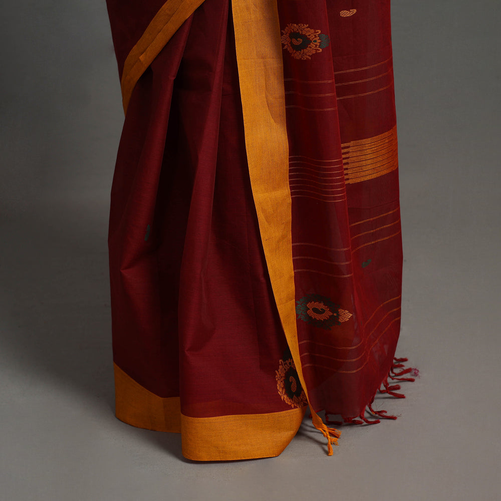 Red - Kanchipuram Cotton Saree with Buta 59