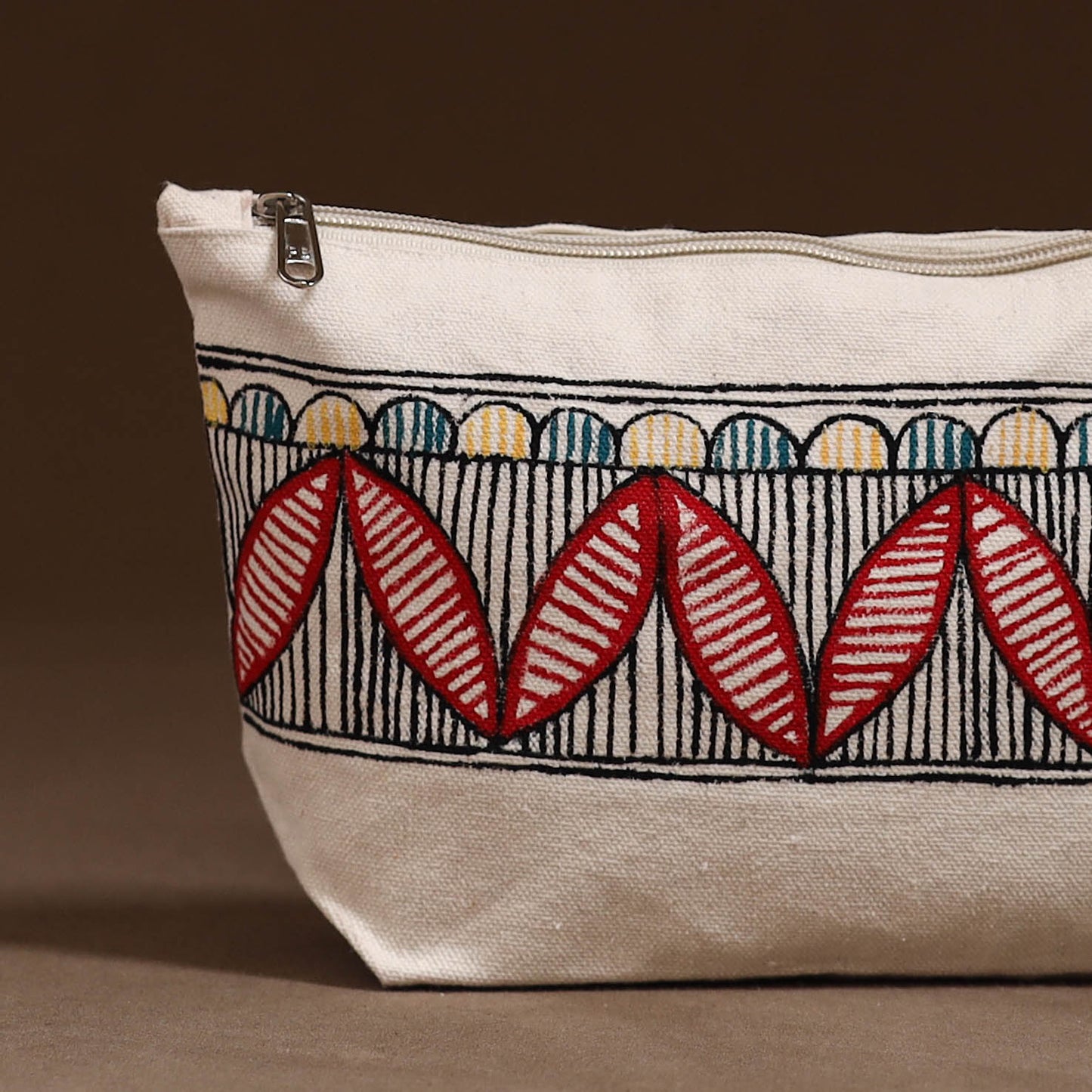 Madhubani Handpainted Utility Pouch 24