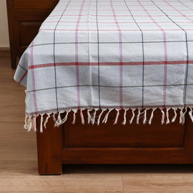 Handloom Cotton Single Bedsheet (90 x 60 in) 258