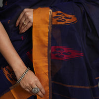 Blue - Kanchipuram Cotton Saree with Buta 61