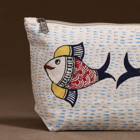 Madhubani Handpainted Utility Pouch 25