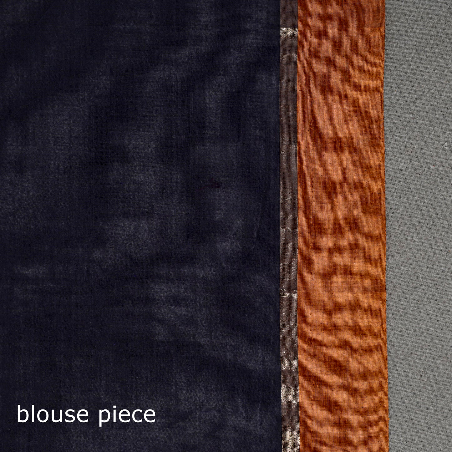 Blue - Kanchipuram Cotton Saree with Buta 61