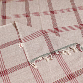 Handloom Cotton Single Bedsheet (90 x 60 in) 259