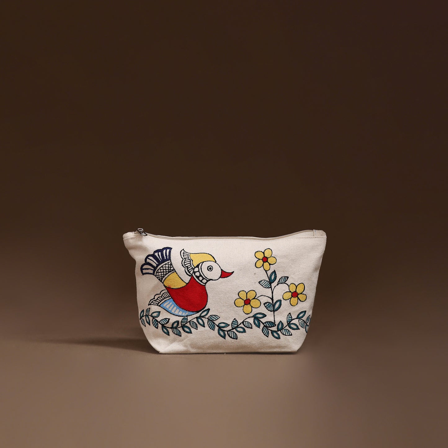 Madhubani Handpainted Utility Pouch 26