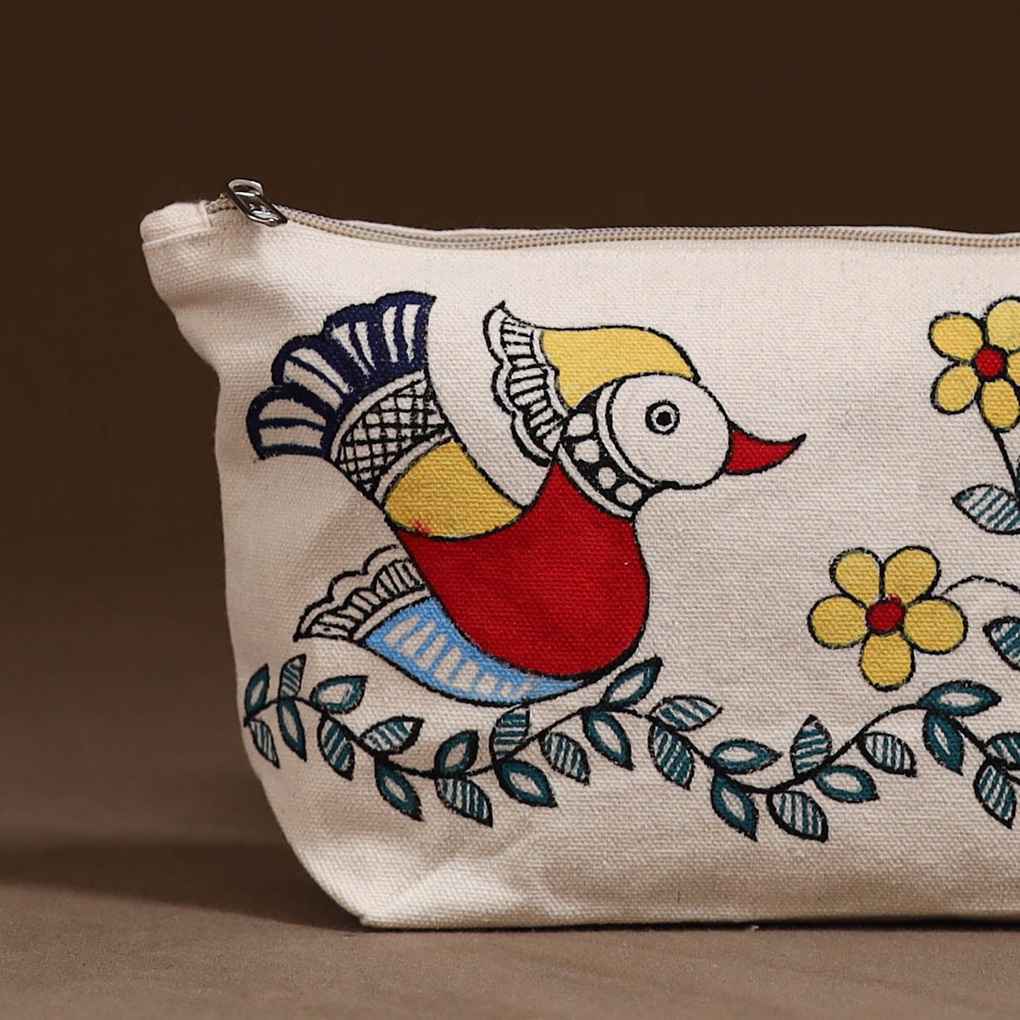 Madhubani Handpainted Utility Pouch 26