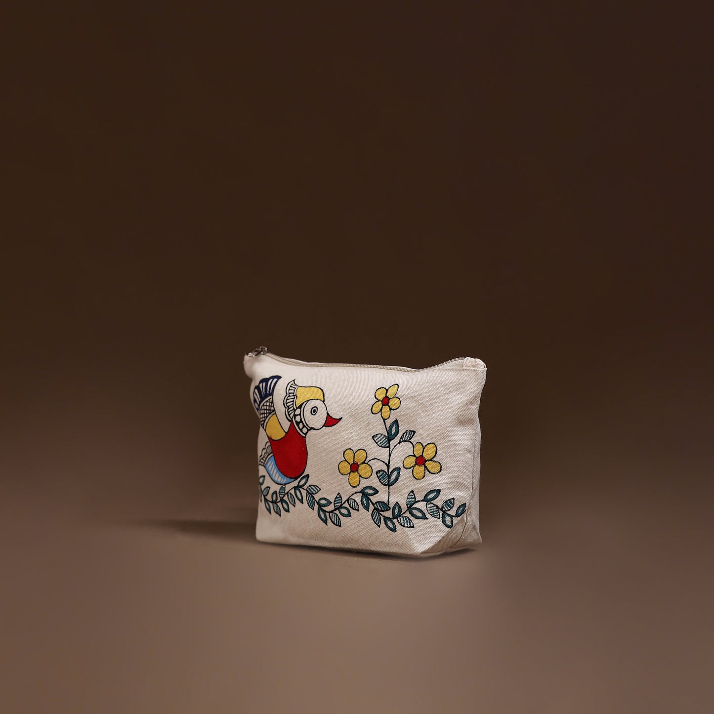 Madhubani Handpainted Utility Pouch 26