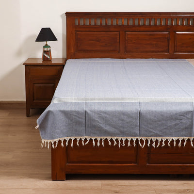 Handloom Cotton Single Bedsheet (90 x 60 in) 260