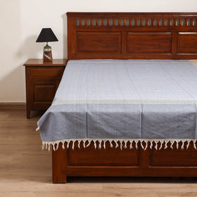 Handloom Cotton Single Bedsheet (90 x 60 in) 260