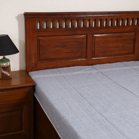 Handloom Cotton Single Bedsheet (90 x 60 in) 260