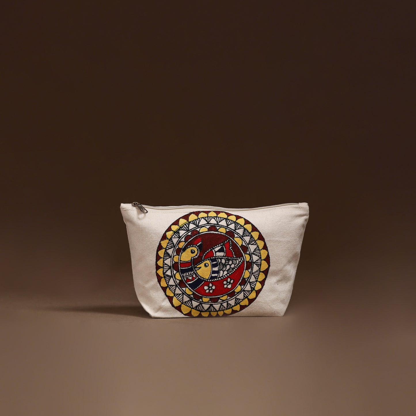 Madhubani Handpainted Utility Pouch 27