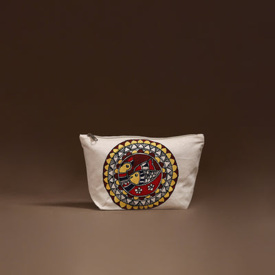 Madhubani Handpainted Utility Pouch 27