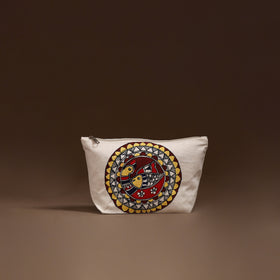 Madhubani Handpainted Utility Pouch 27
