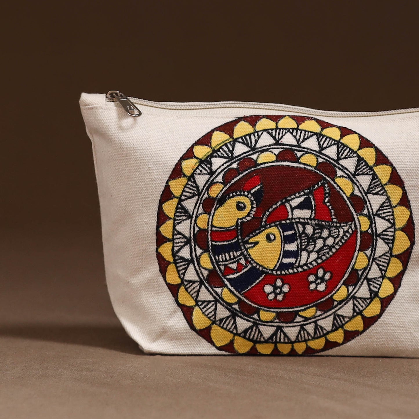Madhubani Handpainted Utility Pouch 27