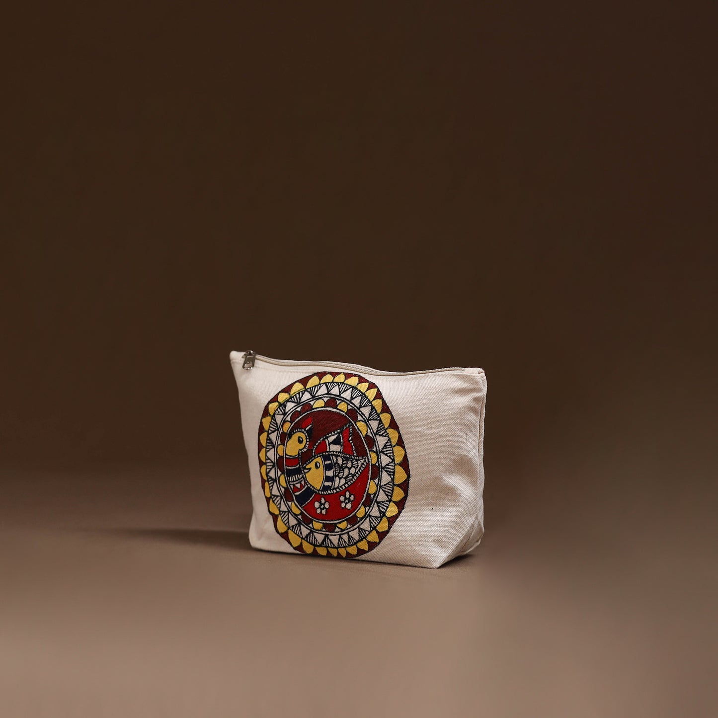 Madhubani Handpainted Utility Pouch 27