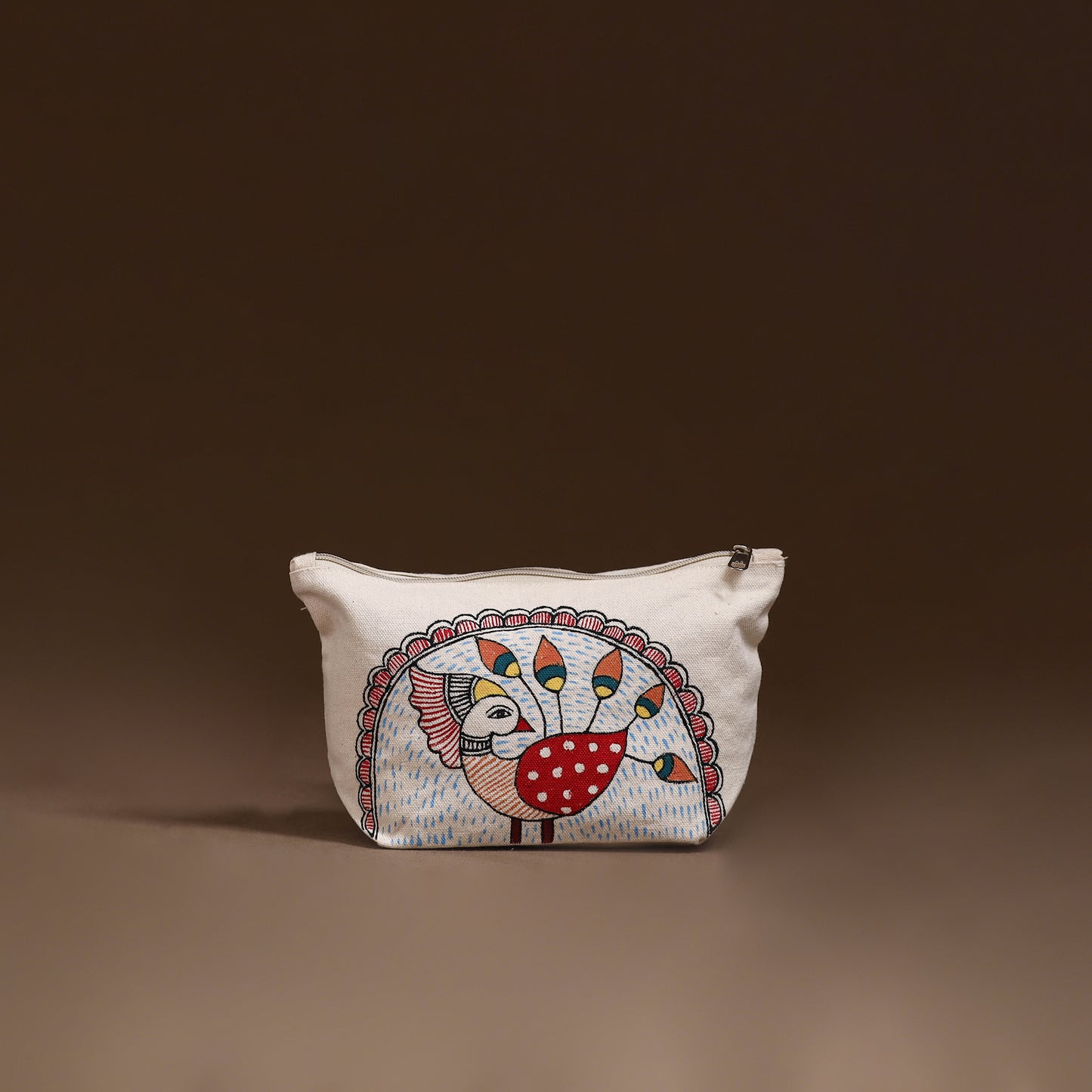Madhubani Handpainted Utility Pouch 28