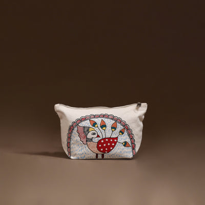 Madhubani Handpainted Utility Pouch 28