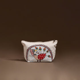 Madhubani Handpainted Utility Pouch 28
