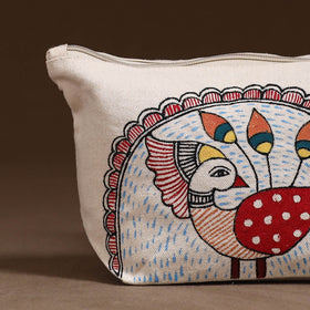 Madhubani Handpainted Utility Pouch 28
